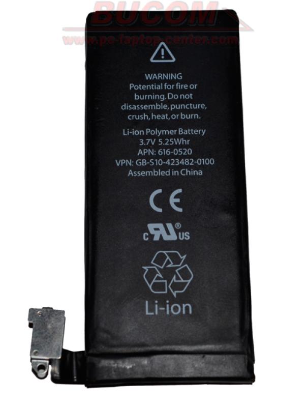 Akku für iPhone 4  3,7V 1420mAh 5.25Whr APN 616-0513 Battery