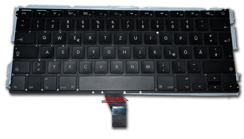 Apple A1369 Macbook Air 13" deutsche Tastatur Keyboard DE GR mit Backlight MC965