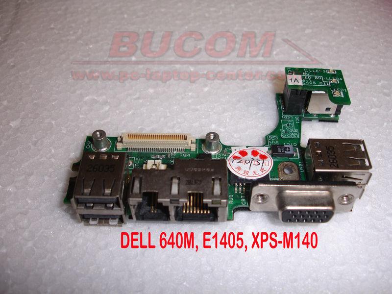 DELL 640M E1405 XPS-M140 Power baord mit USB Seriell LAN Modem VGA DC JACK