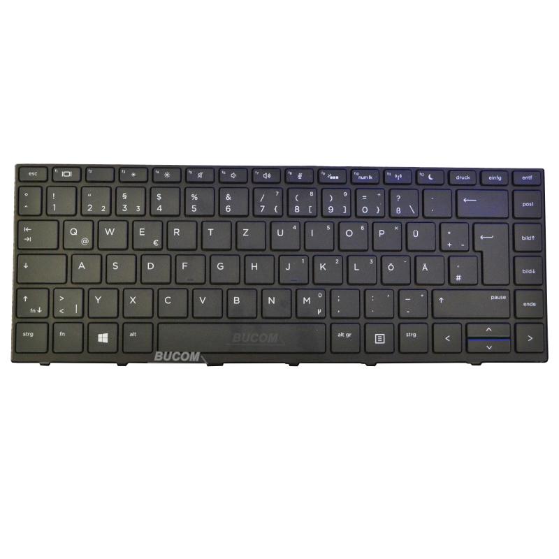 Tastatur für HP Probook 430 440 445 G5 schwarz deutsch