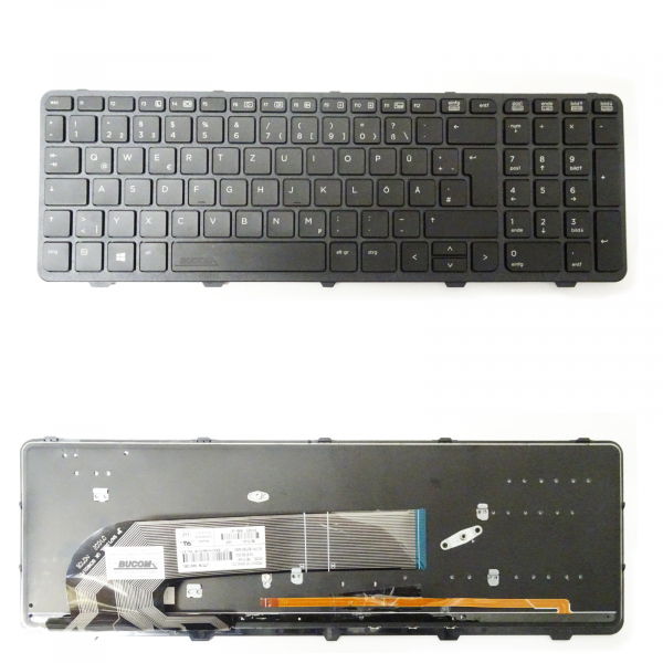 HP Probook Tastatur 450 G0 450 G1 455 G1 SG-61320-2DA 780170-041 787801-041 SN9123BL mit Rahmen und Backlight