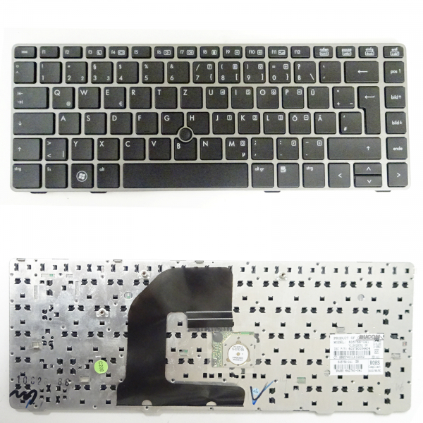 HP Compaq EliteBook Tastatur 8460 8460p 8470 8470p 6465 6460B 6465b DE keyboard mit Rahmen