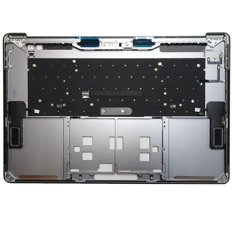 Apple Macbook Pro 15" A1707 DE Topcase mit Tastatur Beleuchtet 2016 Palmrest grau