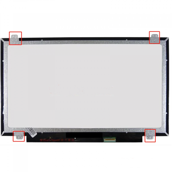 Display Bildschirm 15,6" matt slim 1920x1080 Full HD Panel B156HTN 06.2 N156HGA-EA3 mit Halterung / Bracket