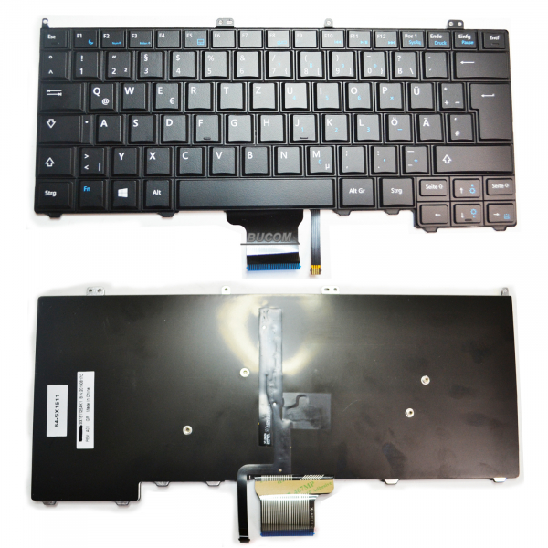 Tastatur für Dell Latitude E7440 E7240 Serie mit Beleuchtung deutsch Keyboard Backlight