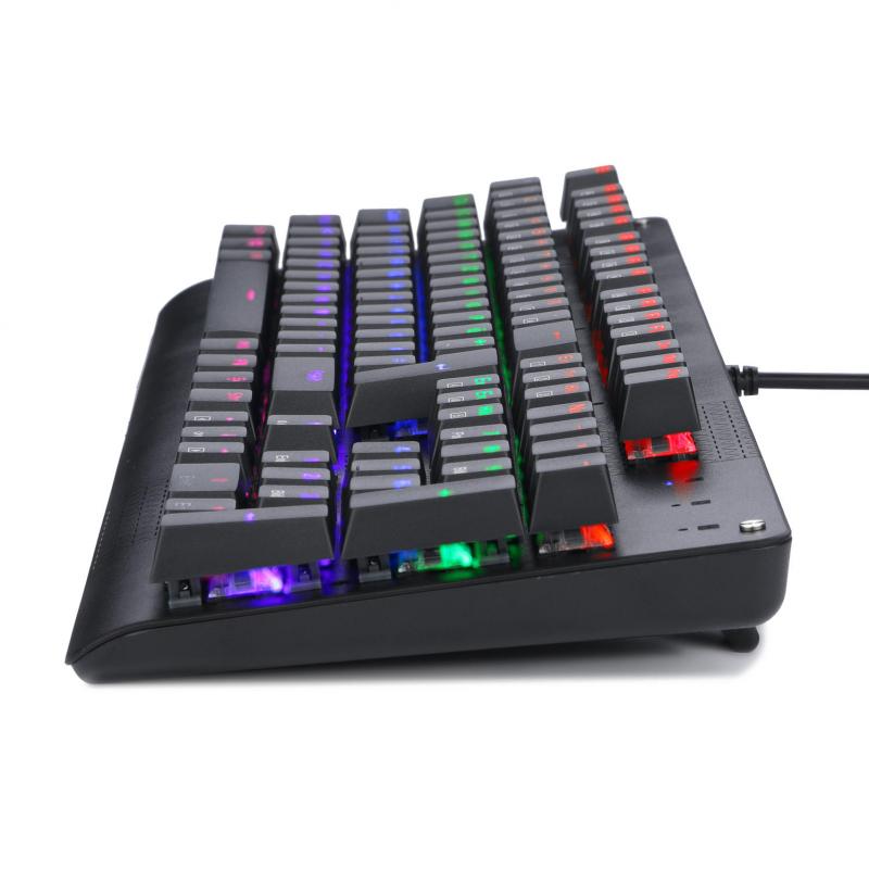 USB 105 Tasten Mechanische Gaming Tastatur 9 LED Modus Backlight deutsch