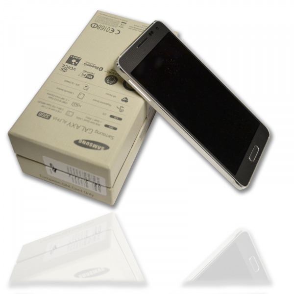 Samsug Galaxy Alpha SM-G850F Android Smartphone Silber ohne Simlock 32 GB