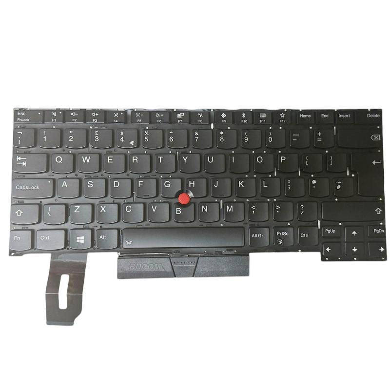 Tastatur für Lenovo ThinkPad T490S T495S P1 Extreme X1 Gen1 Gen2 backlit UK