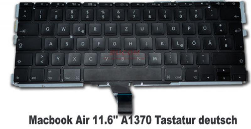 MacBook Air 11,6" deutsche Tastatur A1370 mit Backlight 2011