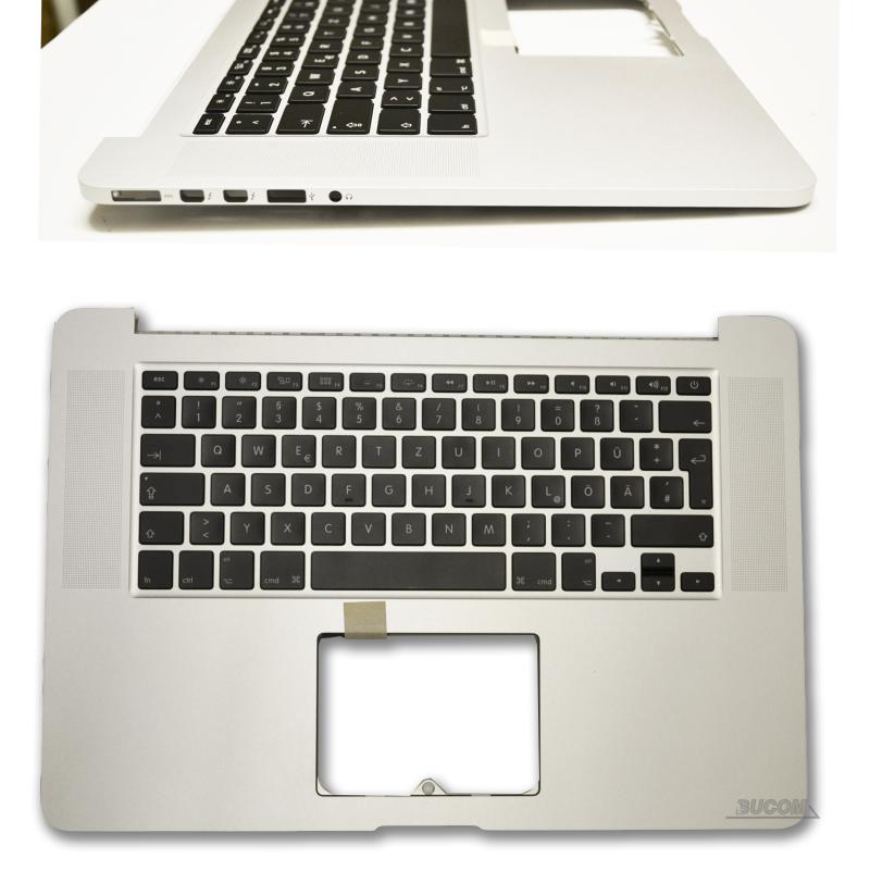 MacBook Pro Retina 15" A1398 DE Topcase Handauflage Tastatur mit Backlight mitte 2012 2013