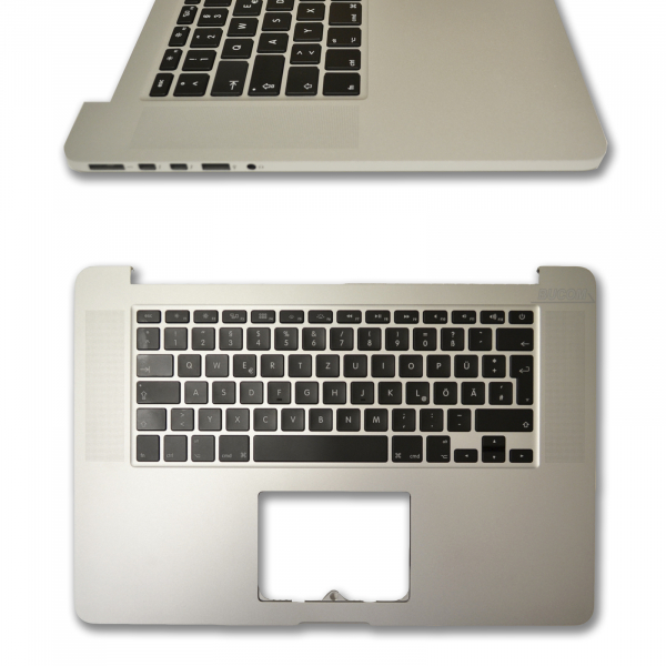 MacBook Pro Retina 15" A1398 DE Topcase Handauflage Tastatur mit Backlight 2013 2014
