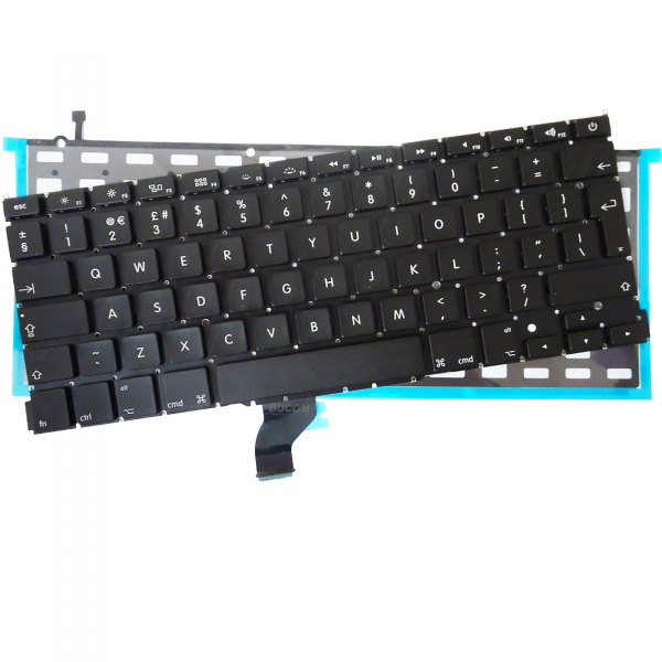 MacBook Pro 13" Retina A1502 2013 Me864 Me866 UK QWERTY Tastatur Keyboard mit Beleuchtung backlight