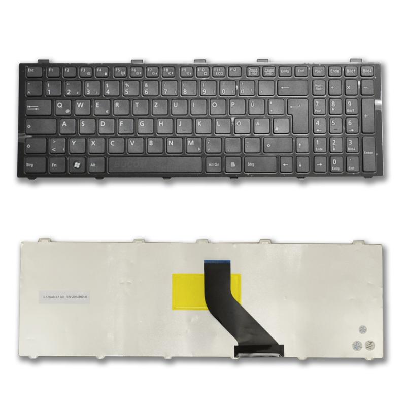 Tastatur für Fujitsu Lifebook AH530 A531 NH751 A530 AH531 NH751 AH512 A512 mit Rahmen