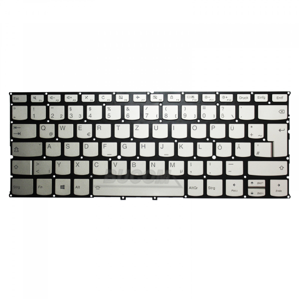 Tastatur mit Beleuchtung für Lenovo Yoga C940-14 Series C940-14IIL Silber Deutsch