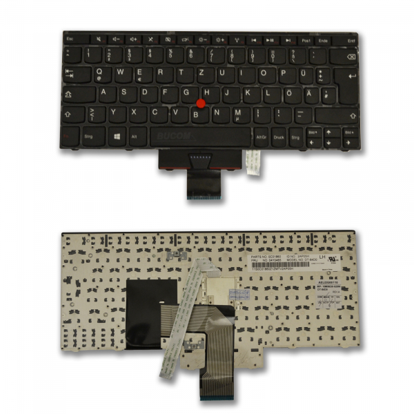 Tastatur für IBM Lenovo ThinkPad Edge E120 X121E X130E X131E E125 E220s S220 E130 E135 E145 Keyboard DE schwarz