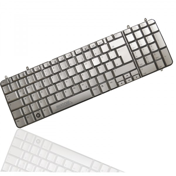 HP Pavilion DV7 deutsche Tastatur Keyboard MP-07F16D06698 PK1303X04A0 Silber