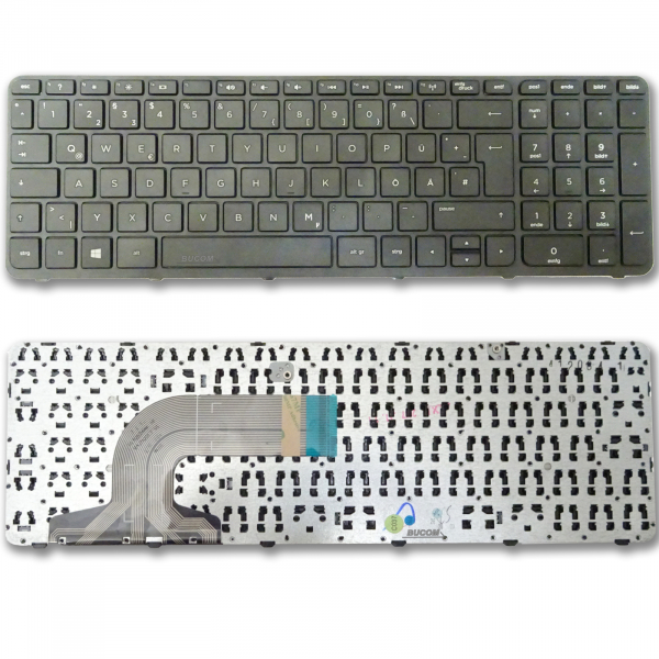 Tastatur für HP 350 355 G1 deutsch mit Frame schwarz
