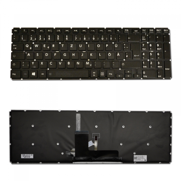 Tastatur Toshiba Satellite L50-B L50-B-16U L50D-B-1E2 L50-B-02W L50D-B-17R L50-B07W L50D-B L70-C P50D-C P50W-C mit Backlight