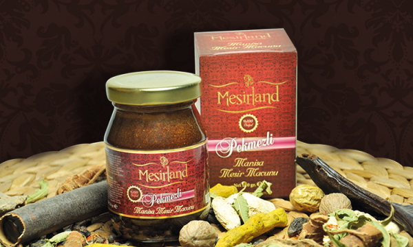 Mesirland Manisa Mesir Macunu osmanische Ottoman Paste mit Traubensirup Pekmezli Molasses 72,28€ / kg)