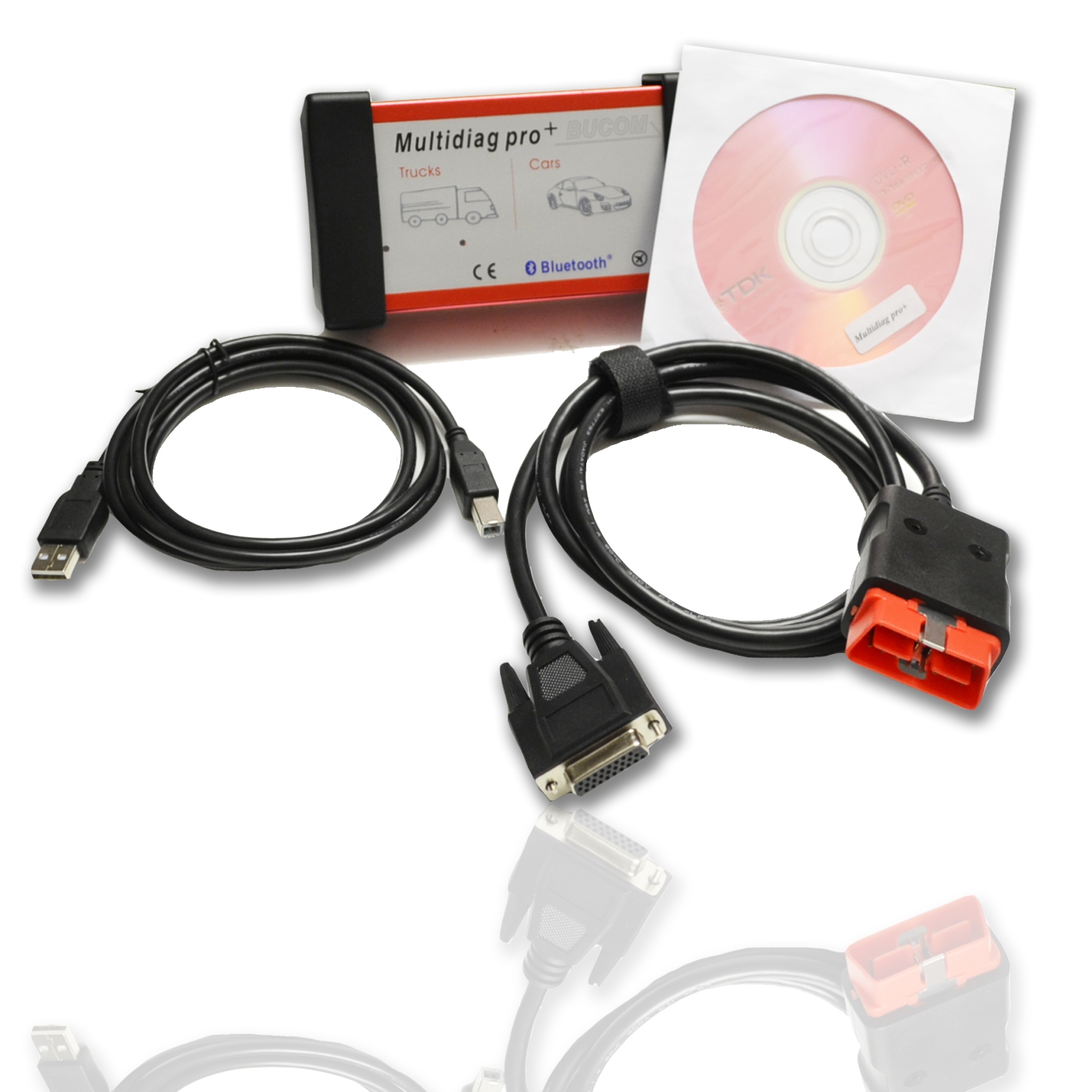 Multi Diagnose Pro Plus für LKW und Auto OBD 2 OKI Auslese Gerät Fehler Scanner Bluetooth