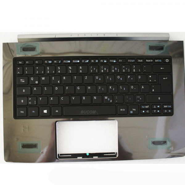 Tastatur DE Topcase für Acer S13 S5-371 S5-371-5693 S5-371T-58CC mit Beleuchtung Palm Rest