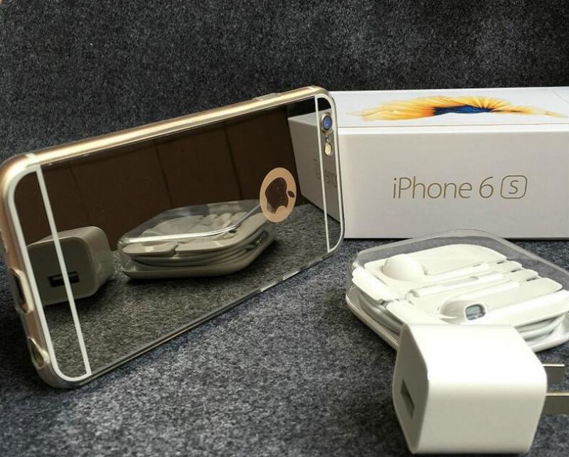 Silikon Case Schutz Hülle Schale für iPhone 7 Cover Rückseite spiegelnd