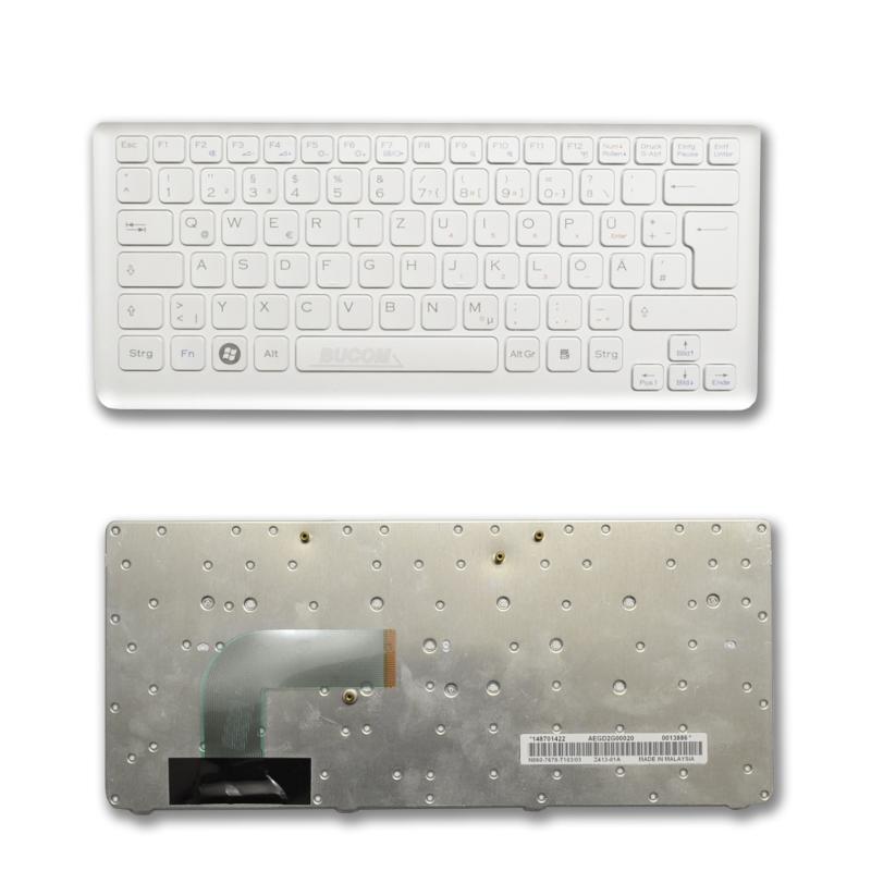 Tastatur für Sony Vaio VGN CS Serie CS21 CS11 CS31 Keyboard PCG 3G2M Weiß