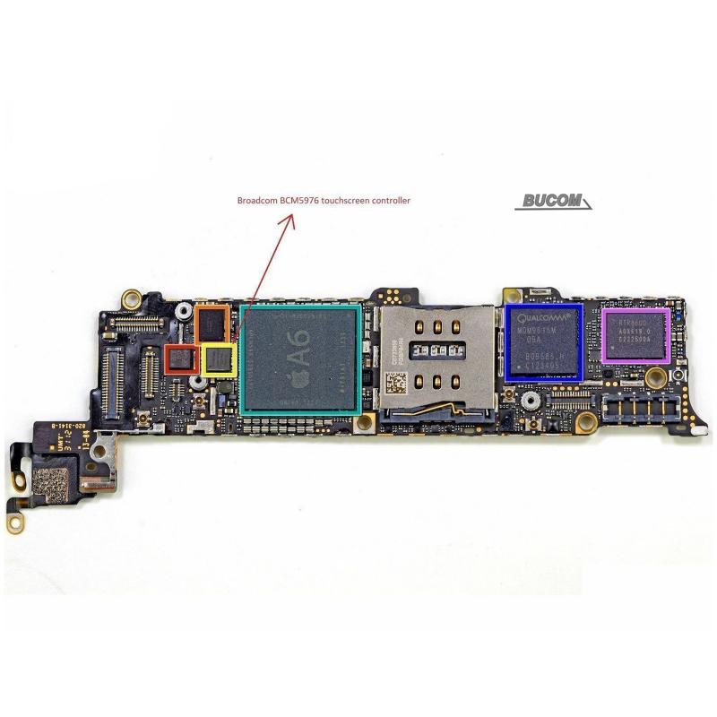 Für Apple iPhone 5 5C 5S SE 6 6Plus Touch Screen Controller IC CHIP BCM5976C1KUB6G