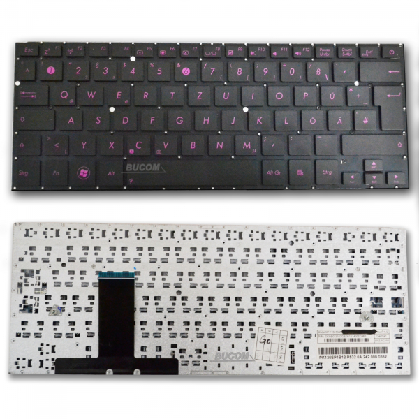 Tastatur Asus ZenBook UX31 UX31A UX31E UX31A Serie DE schwarz Pink
