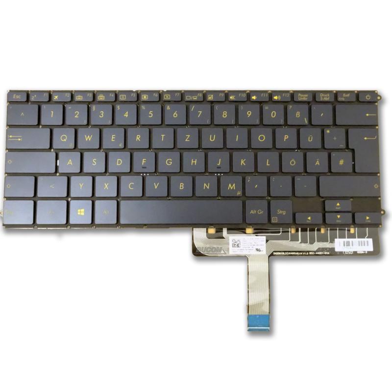 Asus ZenBook 3 Deluxe Tastatur UX490 UX490CA UX490UA blau mit Backlight