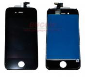 Apple iPhone 4s Display Digitizer Touchsreen mit Rahmen Front glas LCD Cover schwarz