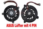 Asus Lüfter A8 A8F Z99 X80 N80 N81 X81 F8S Z53J Z53U M51 FAN 4 PIN Anschluss Kühler Ventilator