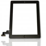 Display Touch Screen Front Glas für iPad2 A1395 A1396 A1397 Scheibe Digitizer mit Home Taste Kleber schwarz