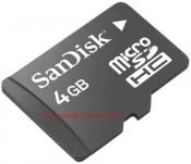 Micro SD HC 4GB Speicherkarte