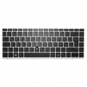 Tastatur für HP Probook 430 440 445 G5 silber deutsch mit Beleuchtung L00738-041