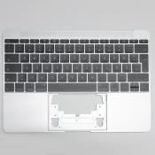 Apple Macbook Retina 12" A1534 2016 Silber Topcase mit Tastatur und Backlight