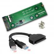 SSD HDD Festplatten SATA USB Adapter Caddy Kartenleser für Apple MacBook 11" 13" 2012 A1465 A1466 A1425 A1398 A1502
