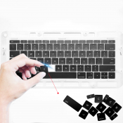 1 Set deutsche Tastatur Tasten Kappen Keycap für Macbook Pro Retina 13" A1708 2016 2017