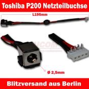 Netzteilbuchse Power DC JACK Toshiba P200 P205D mit Kabel